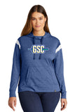 New Era ® Ladies Heritage Blend Lightweight Varsity Hoodie- Royal