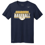 Nike Dri-Fit Tee- Navy- Baseball