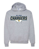 Mid Weight Hoodie- Athletic Heather- Baseball