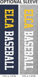 Mid Weight Hoodie- Athletic Heather- Baseball