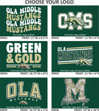 OMS Midweight Sweatshirt-  Dk. Green