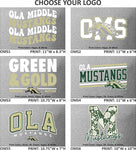 OMS Mid Weight Hoodie- Athletic Heather