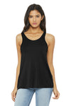 Ladies Tank Top- Black/ Camo