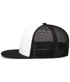 OMS Pacific Trucker Flexfit Snapback Hat - Black