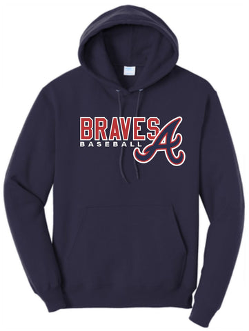 6u LG Braves Braves Hoodie