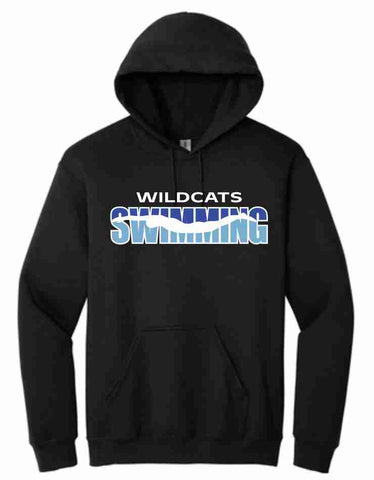 Mid Weight Hoodie- Black- SWIM