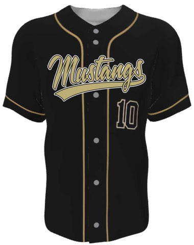 10U MUSTANGS Jersey Only