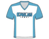 SESB  Ladies White/ Columbia Jersey