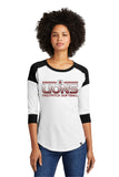 New Era Women's Heritage Blend 3/4-Sleeve Baseball Raglan Tee