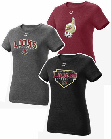 Ladies EvoShield SS Heather Tee - Multiple Colors