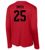 GDD  Drifit LS Tee- Red