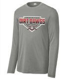 GDD  Drifit LS Tee- Heather Grey