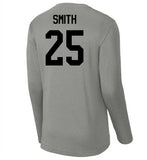 GDD  Drifit LS Tee- Heather Grey