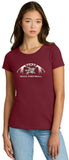 NCFB Next Level Ladies SS Tee- Cardinal
