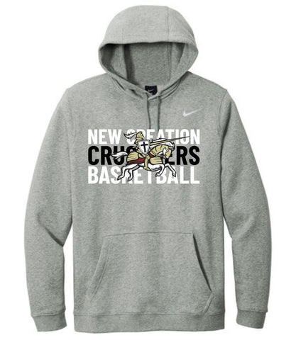 Adult Nike Hoodie- Grey Heather (MSBB)