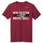 Y&A  Nike Dri-Fit Tee- Team Maroon (MSBB)
