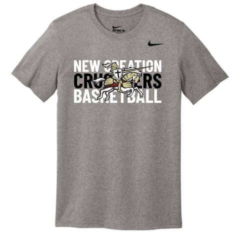 Y&A  Nike Dri-Fit Tee- Carbon Heather (MSBB)