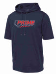 PRIME Short Sleeve Hoodie- Navy