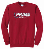 PRIME Midweight Sweatshirt- Red