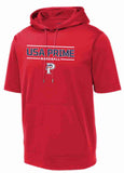 PRIME Short Sleeve Hoodie- Red