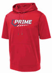 PRIME Short Sleeve Hoodie- Red