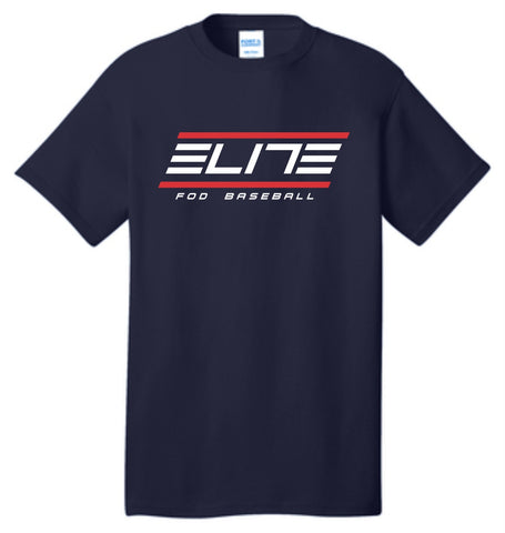 FOD ELITE COTTON TEE - Navy