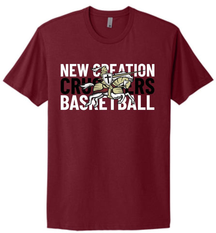 Next Level SS Tee- Cardinal (MSBB)