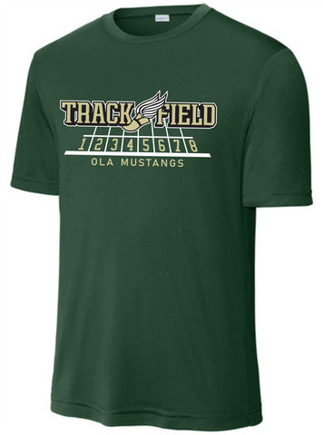 Track Dri-fit Tee -Dk. Green