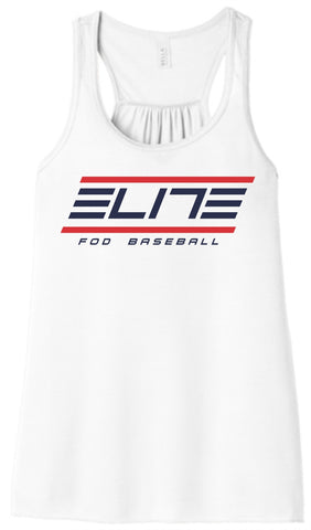 FOD ELITE Ladies Tank Top- White