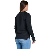 CHSB VICTORY FLEECE WOMEN'S SPLIT HEM CREW