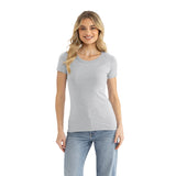 Next Level Ladies SS Tee- Heather Grey