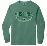 OMSB Adult Comfort Colors Long Sleeve Tee - Light Green