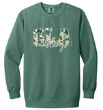 OMS Adult Comfort Colors Sweatshirt - Light Green