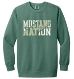 OMS Adult Comfort Colors Sweatshirt - Light Green
