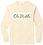 OMS Adult Comfort Colors Long Sleeve Tee -Ivory