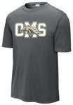 OMS Dri-fit Tee - Iron Heather Grey