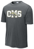 OMS Dri-fit Tee - Iron Heather Grey