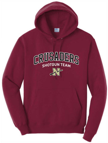 Mid Weight Hoodie- Cardinal