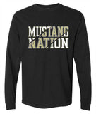 OMS Adult Comfort Colors Long Sleeve Tee -Black