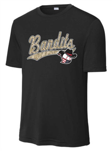 BANDITS Dri-Fit Tee- Black/ Camo