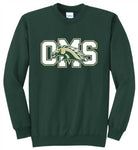 OMS Midweight Sweatshirt-  Dk. Green