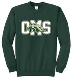 OMS Midweight Sweatshirt-  Dk. Green