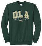 OMS Midweight Sweatshirt-  Dk. Green