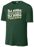 OMS Dri-fit Tee - Dk. Green