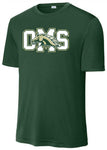 OMS Dri-fit Tee - Dk. Green