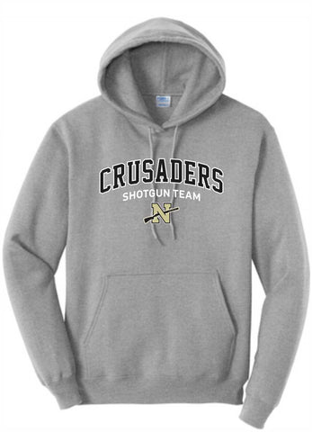 Mid Weight Hoodie-Athletic Grey