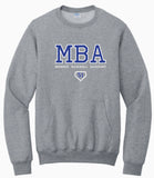 MBA Midweight POCKET Sweatshirt- Athletic Grey