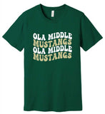 OMS Bella+Canvas Tee - Dk. Green