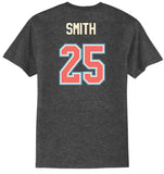 18u Peaches Cotton Tee -Dk Grey Heather