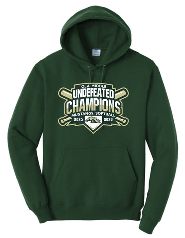 OMSB Champ Y&A Hoodie - Dk Green